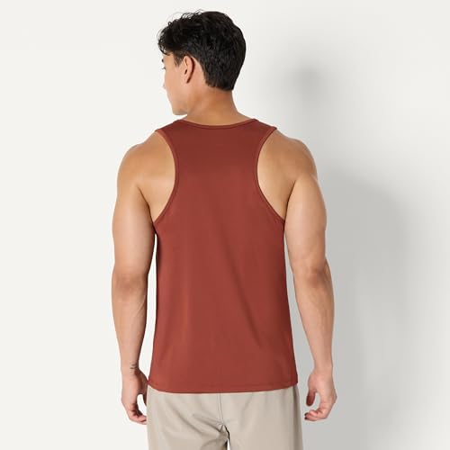 Image of Amazon Essentials Men's Quick Dry Tech Stretch Active Sleeveless Gym Tank Top Workout Shirt