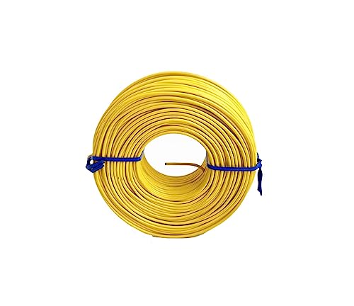 Image of Zeluga 23-265-10PK 10 Pack 230ft. 16 Gauge Reinforcement Coil Yellow PVC Coated Tie Wire