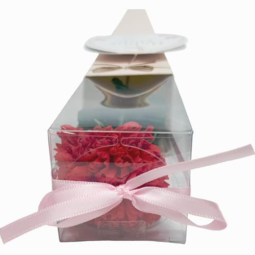 キューフラ ソープフラワー入浴剤 1輪 miniカーネーション レッド