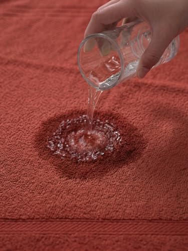 Image of Monte Carlo Essential 100% Cotton Bath Towel | 380 GSM Lightweight & Quick Dry | Soft Absorbent Compact Towel 60x120 cm | Bathroom Towel for Gym, Travel & Daily Use (Jazz) | Rhododendron