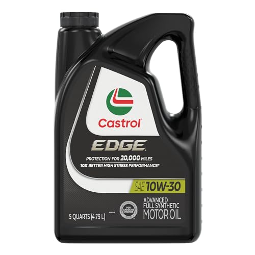 Aceites, Lubricantes Y Aditivos, Castrol Edge 10W-30 - Aceite de Motor sintético Completo, 5 Cuartos de galón