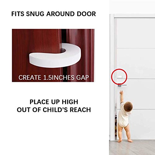 Deejay Extra Long Edge Protector 5 Meter (16.4 feet), 8 Corner Protectors, 1 Door Stopper Child Safety Door Edge Finger Protector, Table & Furniture Baby proofing & Baby Safety Product (Brown)
