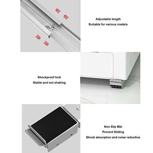 2 Sets Furniture Moving Roller Wheels, Heavy Duty Appliance Roller Include Mobile Racks with Auxiliary Pads - Image 4