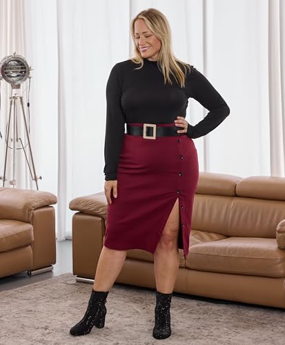 RF ROOM OF FASHION Women's Wide Width Block Heel Ankle Boots - Plus Size Friendly2