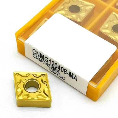 10 piezas CNMG120408 insertos de carburo para fresado CNC miniatura 4