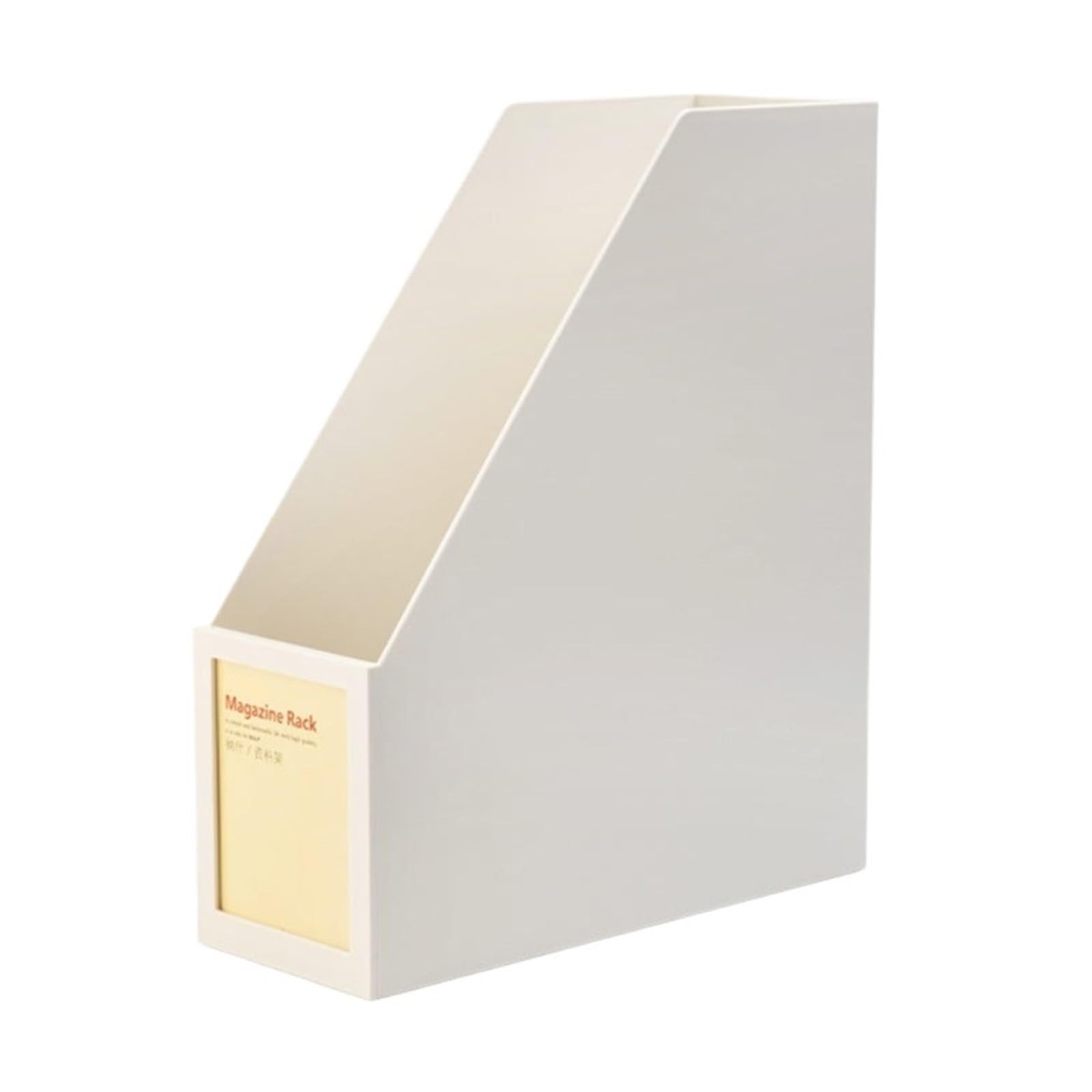Portariviste da Tavolo Multifunzionale Portadocumenti Inclinato fermalibri Verticale for la Scuola per l'archiviazione di Documenti(White)