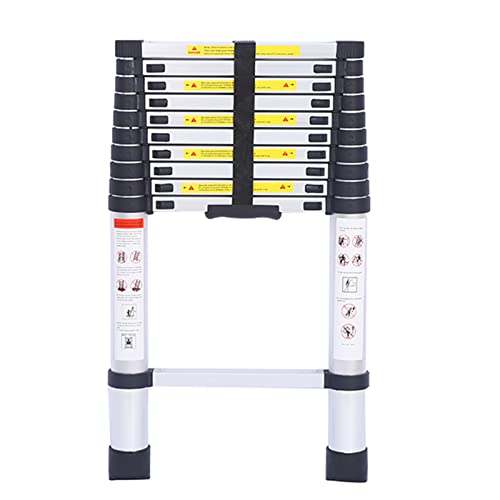 SINMEIRUN Telescoping Ladder, 10.5 FT Aluminum Telescopic Ladder