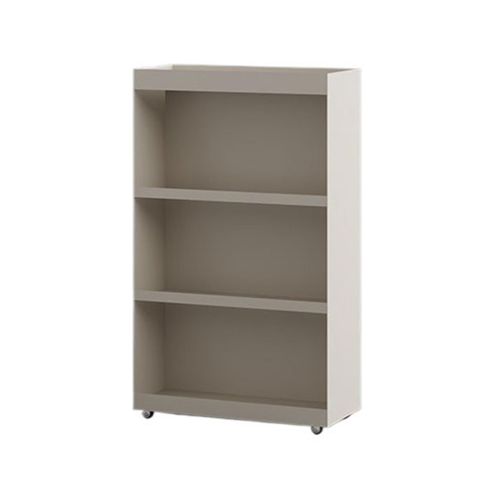 Zhaoj24-05 Bookcase Small Minimalist Home Iron Bookshelf Mobile Standing Double-sided Storage Stand
