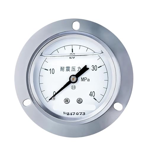 Manomètre YTN-60ZT axial 0-40 MPa à bain d'huile pour système hydraulique