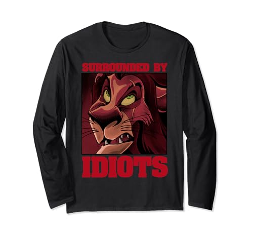 T-shirt Disney Villains Scar à manches longues motif poster culte