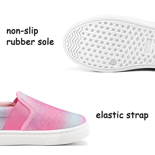Image of K KomForme Toddler Sneakers for Girls Boys Slip On Canvas Walking Shoes | Lightweight, Comfortable
