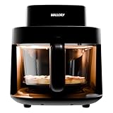Fritadeira Elétrica Mallory SmartGlass - 4,5L, Air Cook 360°, Temperatura até 200°C, Cuba de Vidro Temperado - 127V
