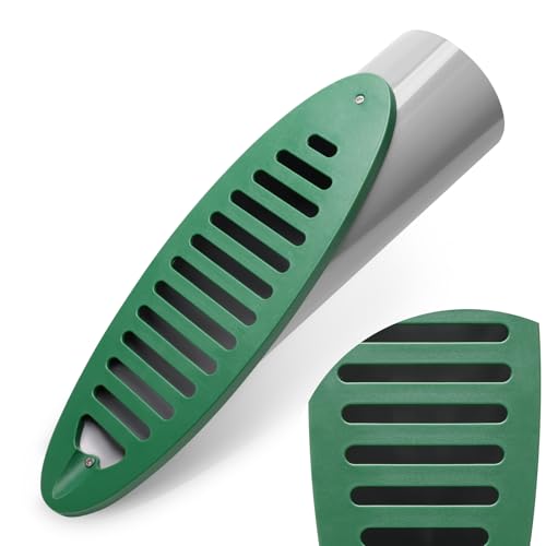 Solaradgy 4 Inch Yard Drain, Green Angled Drainage Grate for Sump Pump Discharge & Downspout Extension Angled Slope Drainage Pipe Compatible with 4-inch Connectors Reduce Stagnant Water by Solaradgy - Used condition - US$19.59