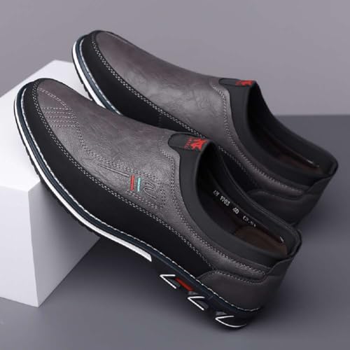 Image of Men's Oxford Business Casual Shoes Office Loafers Dress Comfort Driving Shoes