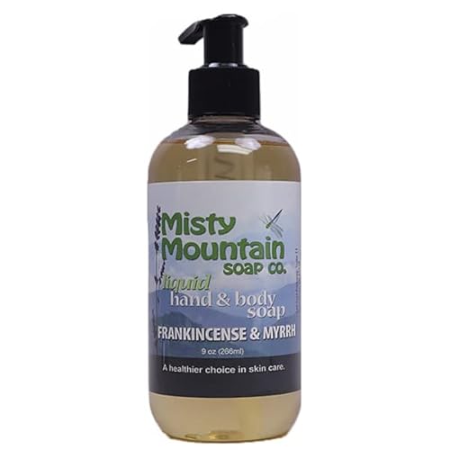 Frankincense & Myrrh Liquid Hand and Body Soap - 100% Natural by Misty Mountain Soap Co.