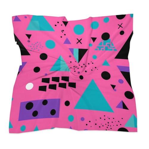 Japanese Vaporwave Bandanas for Women Square Print Head Wrap Scarf Wristband Lightweight Shawl Wrap3