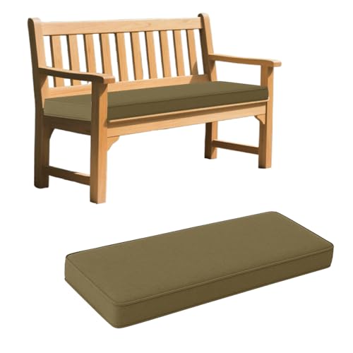 Coussin de banc 120 cm à 200 cm antidérapant pour assise extérieure
