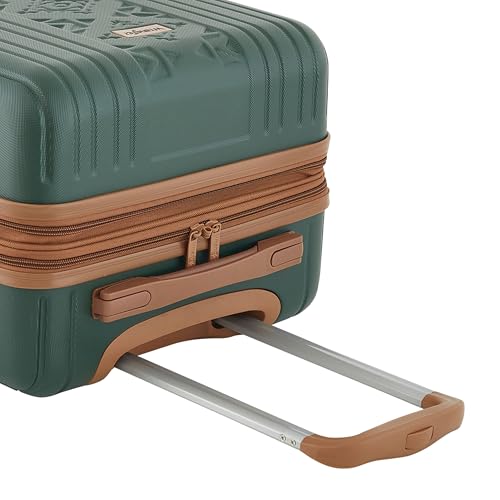 Image of Wrangler 22 inch and 18 inch Heartland 2-Piece Carry-On Luggage Set, Satin Moss