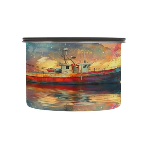 Contenedor hermético para café de acero inoxidable 17oz
