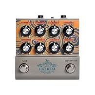 A hybrid fuzz/distortion pedal that combines retro fuzz based on germanium fuzz sound and a warm classic style distortion in one unit FUZZTOPIA has BLEND control. This blends clean and distorted signals for dynamic sound making, from delicate crunche...