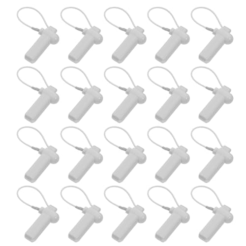 Healeved Etiquetas Reutilizables para Ropa y Accesorios Cierre Magnético y Alarma, 20 Unidades Resistentes para Uso en Centros Comerciales y Venta Menor