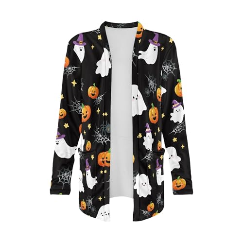Image of Cardigan Sweaters for Women Long Sleeve Cardigan Soft Drape Open Front Fall Dusters V-Neck Jackets Dressy Loose Coat