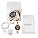 Michael Kors Women's Access Gen 4 Runway Stainless Steel Plated Touchscreen Watch with Strap, RoseGoldTone, 18 (Model: MKT5046), Rose Gold Tone/Stainless Steel Bracelet