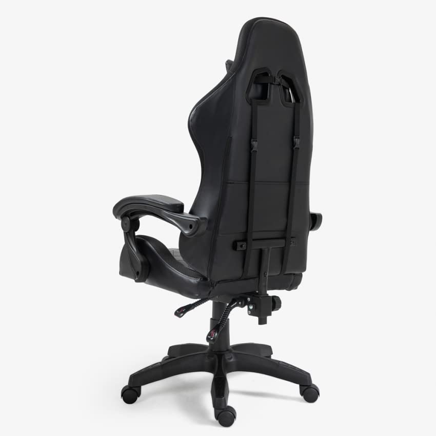 Produce Shop Sedia Poltrona Gaming LED RGB ergonomica Ufficio Cuscino Lombare poggiatesta The Horde