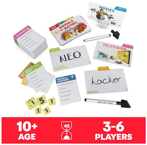 Subjective - Juego de mesa de trivia para familia 3 a 6 jugadores miniatura 2