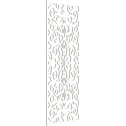 Image of Buel Decorative Pierced Fretwork Wood Wall Panels, 31 3 /8 inchW x 79 3 /8 inchH x 1 /4 inchT, Birch