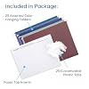 Blue Summit Supplies 25 Jewel Tone Hanging File Folders Letter Size with Tabs, Reinforced Hanging File Folders Jewel Tone, Includes Plastic Tabs and Inserts #1