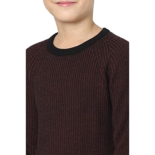 Image of JACK & JONES Boy's Acrylic Round Neck Casual Sweater