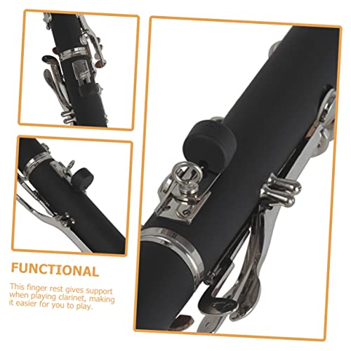 NULYLU 10pcs Rubber Clarinet Thumb Rest Cushion Protector for Comfortable Playing Support Finger Rest for Clarinet and Oboe Performance - Thumbnail 7