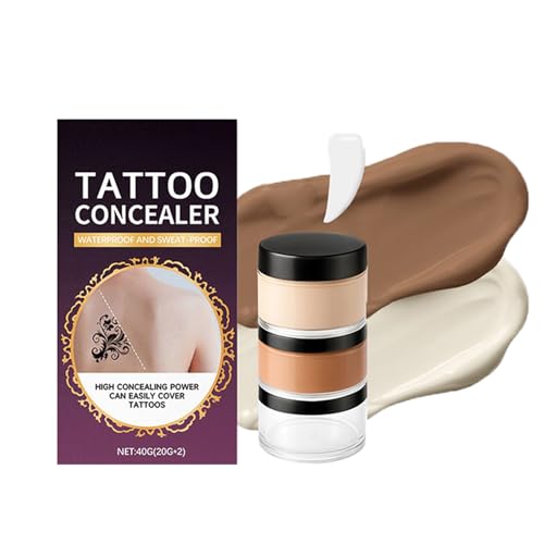 Jiimhte Maquillaje Corporal Camuflaje | Maquillaje Corrector Impermeable Para Cara Y Cuerpo - Base Invisible Resistente Al Sudor - Para Cosplay Vacaciones Aula Halloween Broma Diaria Reunión Familiar
