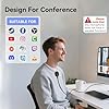 AIRHUG Conference USB Microphone, Desktop Computer Mic, Noise Canceling, Mute Button & LED Indicator, Plug & Play for Video Conference, Gaming, Online Class, Compatible with Windows & MacOS #2