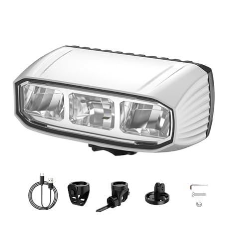 Vélo de la montagne et route sécurisé grâce au phare LED rechargeable universel blanc