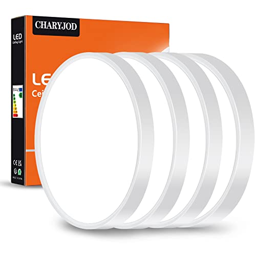 4 Pack LED Ceiling Light Fixture Flush Mount, 9inch Modern LED Ceiling Light White, 18W 5000K Low Profile Slim Flat Surface Mount Ceiling Lights for Kitchen Hallway Laundry Stairwell Basement Closet 4 Pack LED Ceiling Light Fixture Flush Mount, 9inch Modern LED Ceiling Light White, 18W 5000K Low Profile Slim Flat Surface Mount Ceiling Lights for Kitchen Hallway Laundry Stairwell Basement Closet