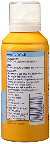 Simply Saline Wound Wash Spray - 3 oz, Pack of 5
