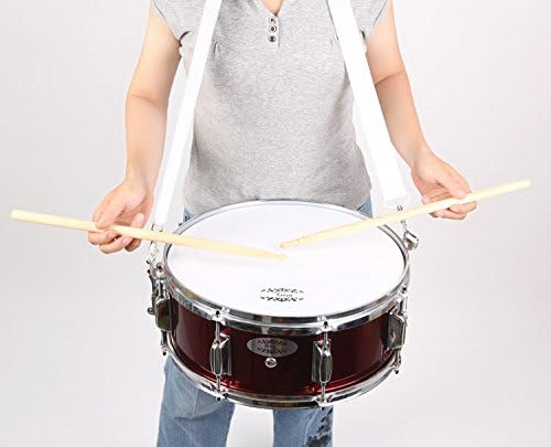Glory Snare Drum With Sticks, and Strap, for Beginners and Students, Red Color