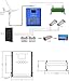 CCChosmo 10000W 12000W 14000W 16000W 20000W Wind and Solar Hybrid Charge Controller, Wind and Solar Complementary Regulator, Mppt Boost Charging, 8000w Wind Turbine 6000w Solar Panel (14000W,12V)