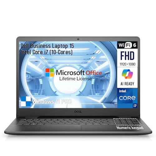 Image of Dell 2023 Newest Inspiron Laptop, 15.6 Inch Display, AMD Ryzen 5 3450U Processor, 16GB RAM, 1TB SSD, AMD Radeon Vega 8 Graphics, Wi-Fi, Webcam, Windows 11 Home in S Mode, Bundle with JAWFOAL