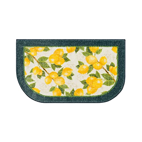 Mohawk Home Machine Washable Summer Kitchen Rug ,Lemon Grove Navy #TOP2