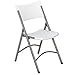 National Public Seating 602 Folding Chair, Blow Molded, Speckled Gray
