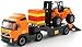 Produktbild Wader Volvo Lastwagen LKW Tieflader mit Gabelstabler und Baustein Mix