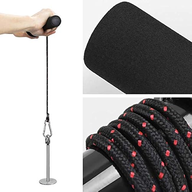 PELLOR Wrist and Forearm Blaster, Wrist Roller & Forearm Roller with Anti-Slip Grip Handles, Forearm Strength Trainer Ideal for Grip Strength, Muscle Building, Rehabilitation