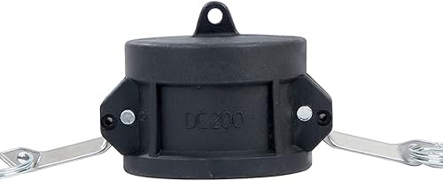 1 PC polipropileno Camlock accesorios tipo estándar DC Camlock Fitting, 2 "tapón antipolvo 2 pulgadas leva cerradura accesorios con junta Camlock