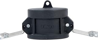 Quafwia 1 PC Polypropylene Camlock Fittings Standard Type DC Camlock Fitting, 2" Dust Cap 2 inch Cam lock Fittings With Camlock Gasket Inside camlock fittings poly