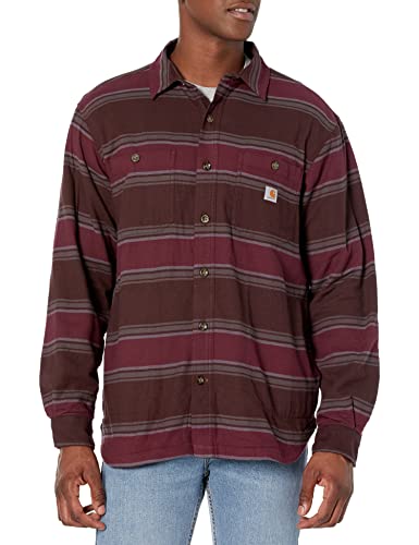 Carhartt Herren Rugged Flex Relaxed Fit Midweight Flannel Fleece-Lined Work...