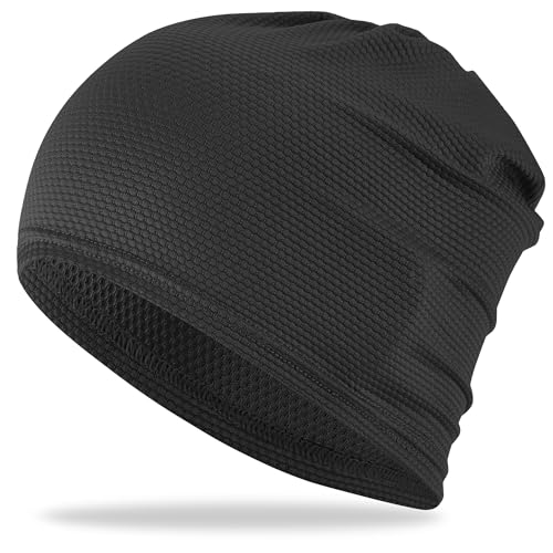 choshion Cooling Skull Caps for Men Women-Thin Breathable Mesh Beanie for Men Running Skull Cap for Cycling Gym & Outdoor Sports