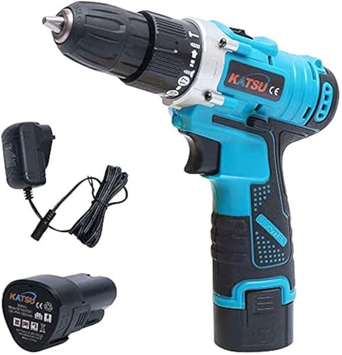 Taladro Percutor Inalámbrico De Impacto Katsu De 12v Con 2 Baterías De Litio Li-Ion Taladro Percutor Inalámbrico De Impacto Katsu De 12v Con 2 Baterías De Litio Li-Ion